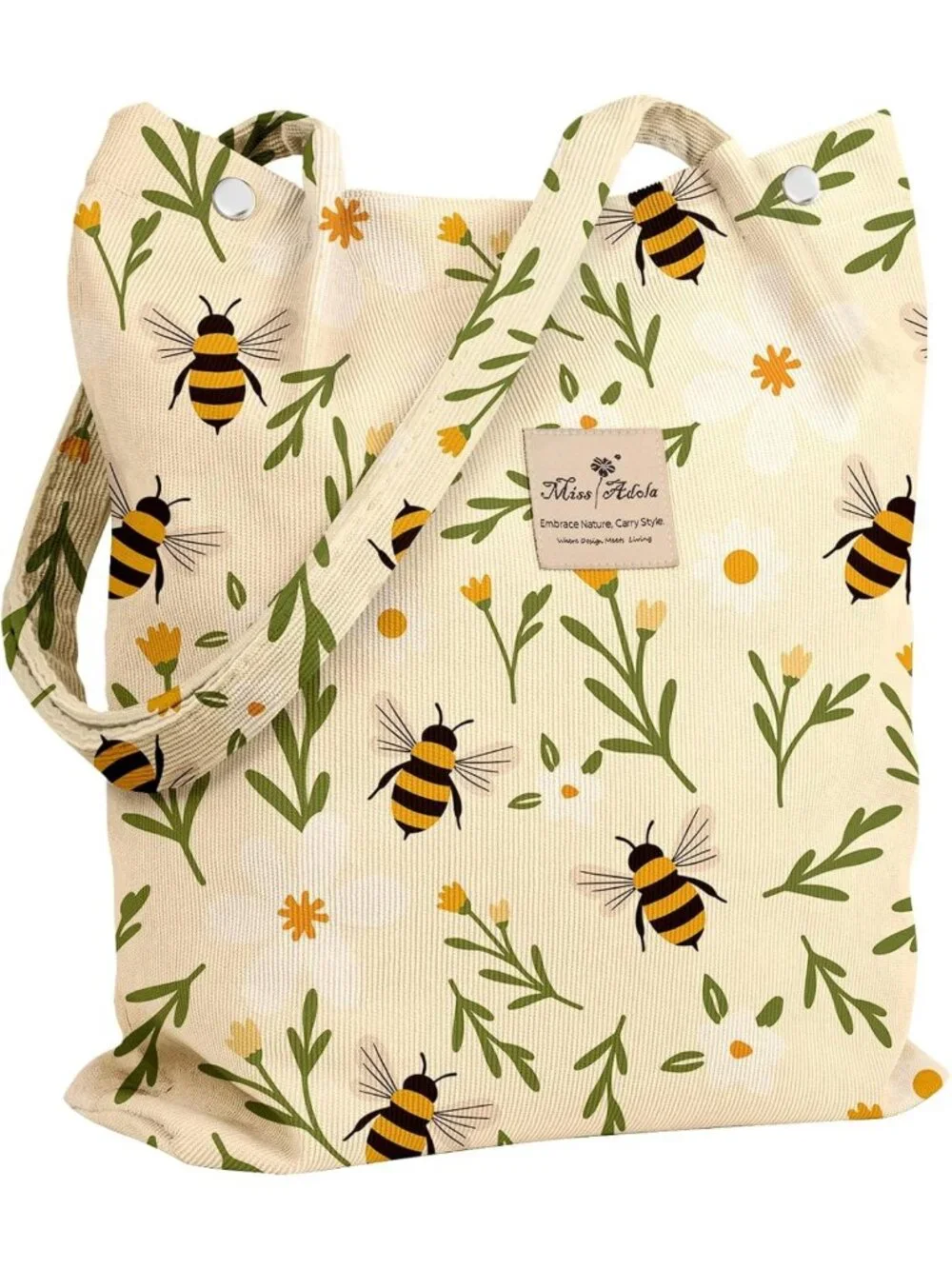 Cute Corduroy Tote Bag for Women | Stylish, Versatile, Perfect for Everyday Use